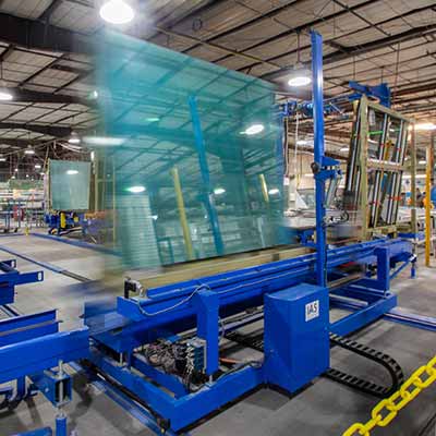 OptiLoad glass storage and handling IG fabrication